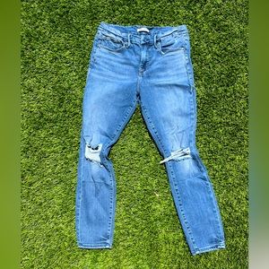Good American Good Legs Cropped Jeans Size 10/30 waist